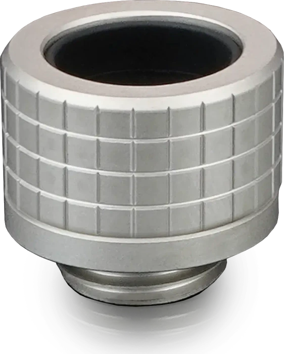 Thermal Grizzly DeltaMate Fitting HT14, G1/4" auf 14mm, Rohranschluss, matt nickel