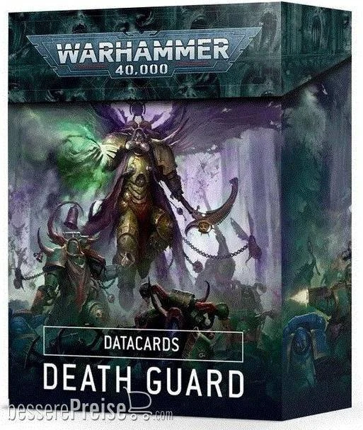 Games Workshop Warhammer 40.000 - Datakarten: Death Guard (EN)