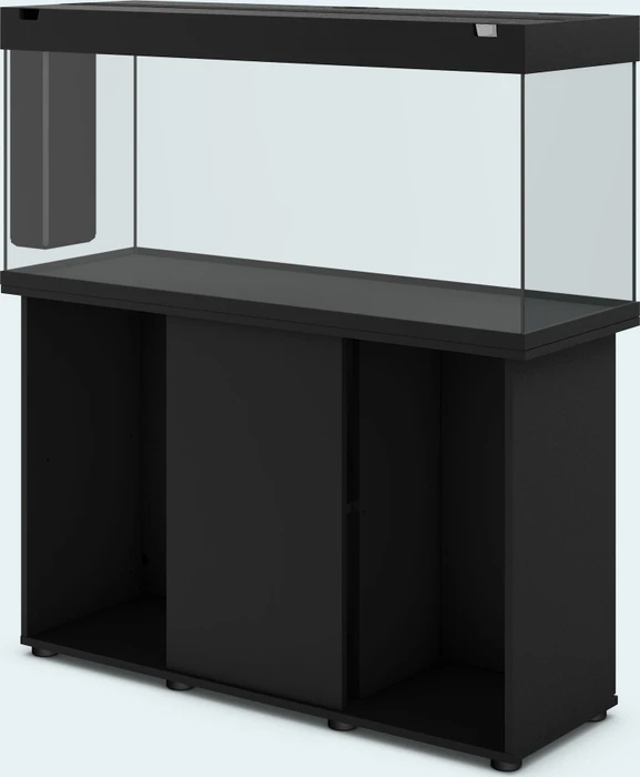Juwel Rio 240 LED Aquarium-Set mit Unterschrank, schwarz/schwarz, 240l