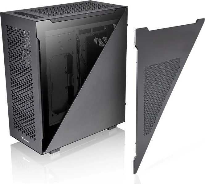 Thermaltake Divider 500 TG Air, schwarz, Glasfenster