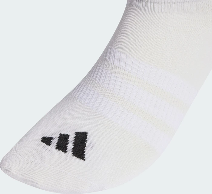 adidas Thin and Light No-Show Socken weiß/schwarz, 3 Paare