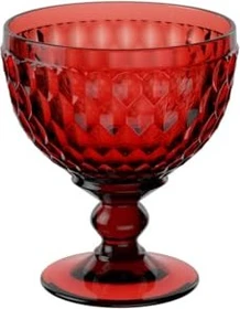 Villeroy & Boch Boston Coloured Sektglas und Dessertschale rot