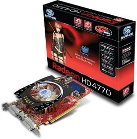 Sapphire Radeon HD 4770, 512MB GDDR5, 2x DVI, S-Video, full retail