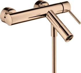 Hansgrohe Axor Starck Einhebel-Wannenmischer Aufputz mit Pingriff polished red gold
