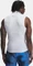 Under Armour HeatGear Mock Kompressionsshirt ärmellos weiß/schwarz (Herren) Vorschaubild