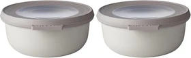 Mepal Multischüssel Cirqula rund Aufbewahrungsbehälter 500ml nordic white