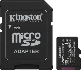 Kingston Canvas Select Plus Gen3 R150 1TB Kit, UHS-I U3, A1, Class 10