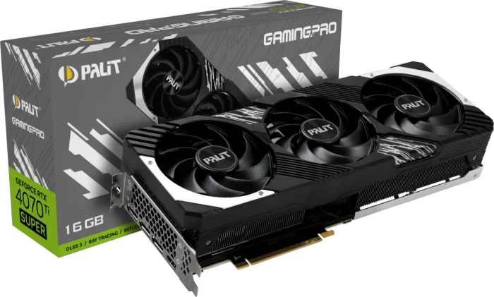 Palit GeForce RTX 4070 Ti SUPER GamingPro, 16GB GDDR6X, HDMI, 3x DP