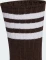 adidas Ribbed Crew Socken trace khaki/dark brown, 2 Paare Vorschaubild