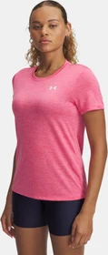 Under Armour Tech Twist Funktionsshirt kurzarm super pink/white (Damen)