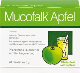 Mucofalk Apfel Granulat Beutel, 20 Stück