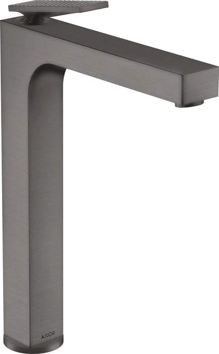 Hansgrohe Axor Citterio 280 Waschbeckenarmatur mit Hebelgriff und Rautenschliff brushed black chrome