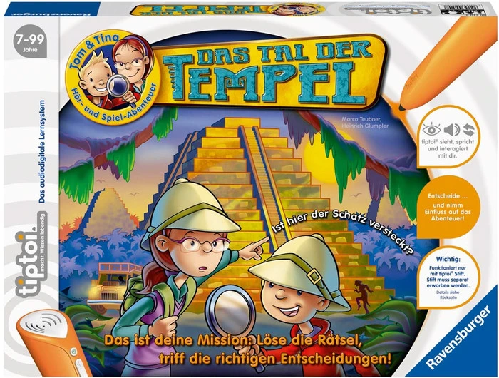 Ravensburger tiptoi Spiel: Tom und Tina - Das Tal der Tempel