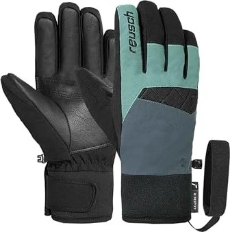 Reusch Malone R-Tex XT Skihandschuhe black/india ink/silver