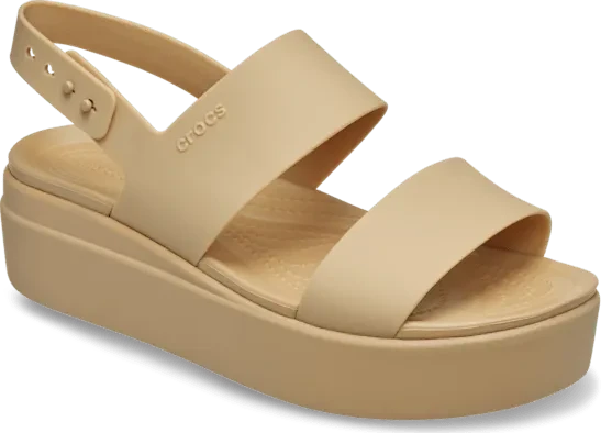 Crocs Brooklyn Low Wedge cashew (Damen)