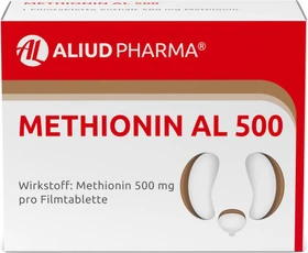 Aliud Methionin AL 500 Filmtabletten, 50 Stück