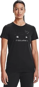 Under Armour Graphic Sportstyle classic Crew Funktionsshirt kurzarm schwarz (Damen)