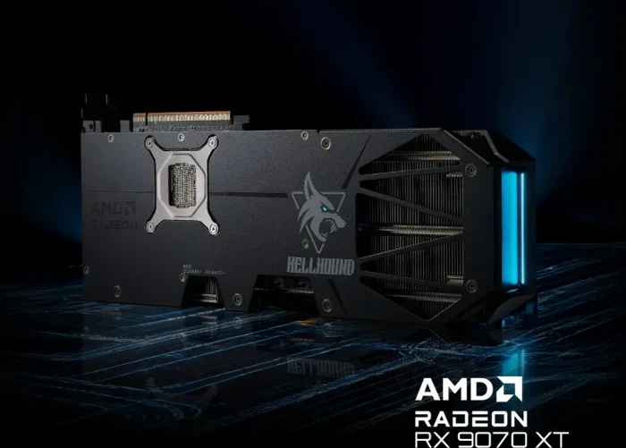 PowerColor Hellhound Radeon RX 9070 XT, 16GB GDDR6, HDMI, 3x DP