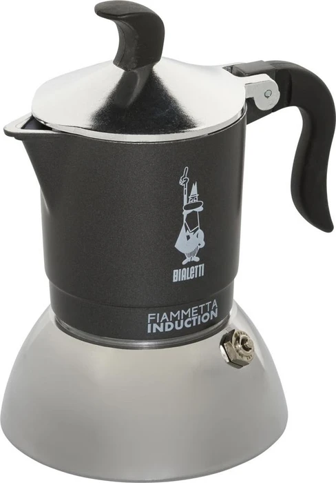 Bialetti Fiammetta Induktion 2 Tassen Espressokanne grau