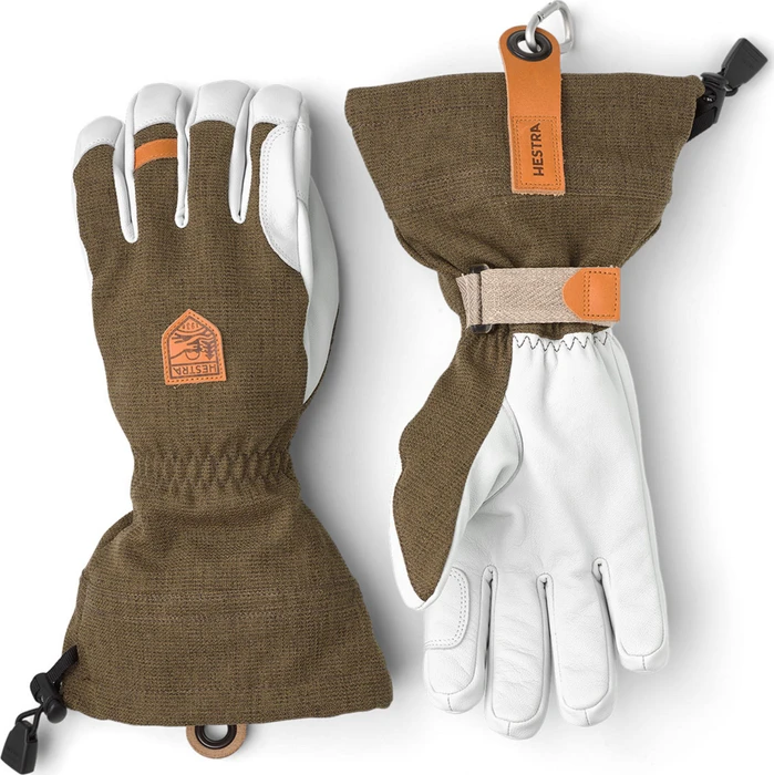 Hestra Army Leather Patrol Gauntlet Skihandschuhe olive