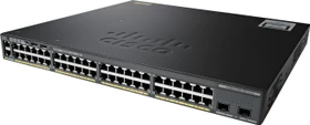 Cisco Catalyst 2960-XR IP Lite Rackmount Gigabit Managed Stacking Switch, 48x RJ-45, 2x SFP+, 740W PoE+ (WS-C2960XR-48FPD-I)