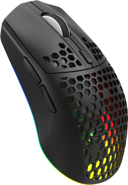 White Shark Cador Honeycomb Wireless Gaming Mouse, schwarz, USB/Bluetooth