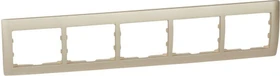 Legrand Galea Life Rahmen 5-fach waagrecht, titanium