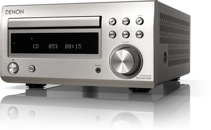 Denon D-M41DAB silber/schwarz