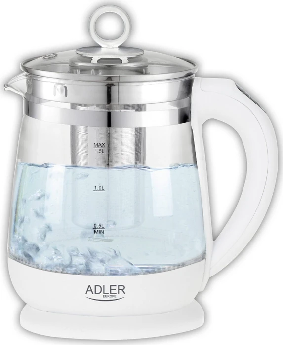 Adler AD 1299 Glas-Wasserkocher/Teekocher