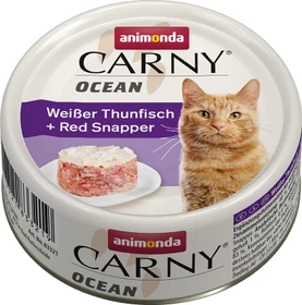 animonda Carny Ocean weißer Thunfisch und Red Snapper, 960g (12x 80g)