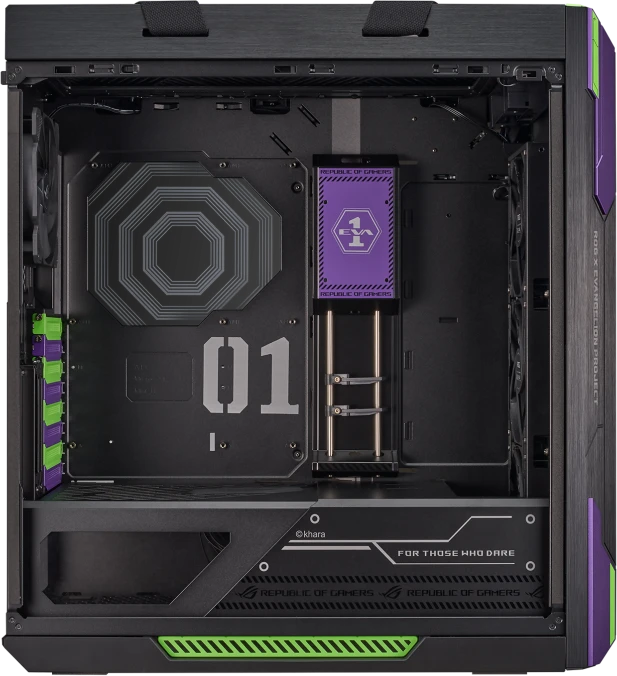 ASUS ROG Strix Helios EVA Edition, Glasfenster
