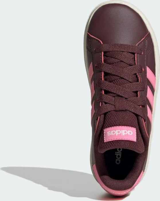 adidas Grand Court Lifestyle Tennis Lace-Up aurora ruby/bliss pink/off white (Junior)