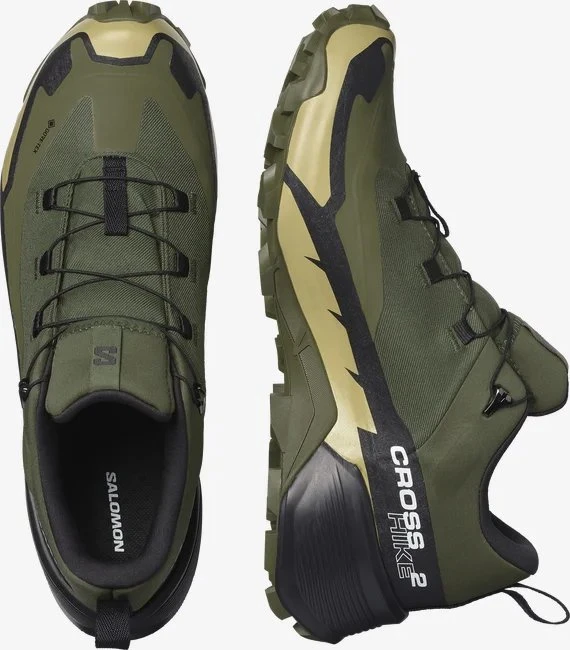 Salomon Cross Hike 2 GTX olive night/black/gray green (Herren)