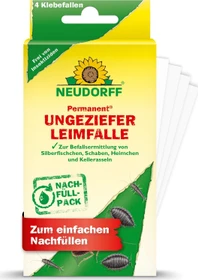 Neudorff Permanent UngezieferLeimFalle Nachfüllpack, 4 Stück