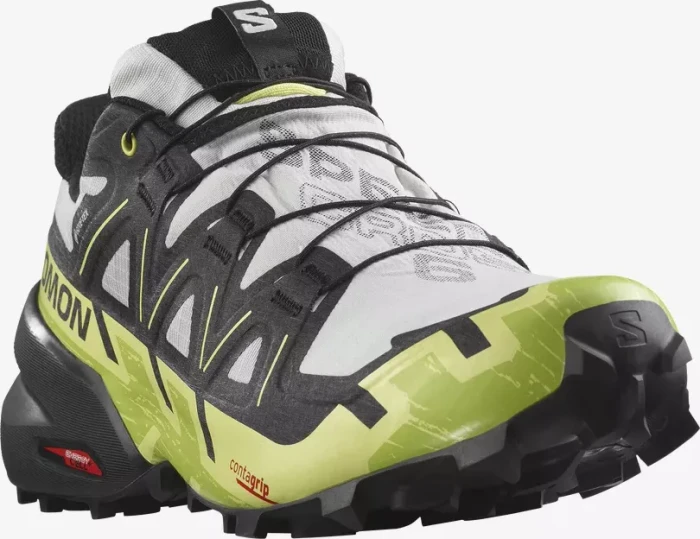 Salomon Speedcross 6 GTX lunar rock/black/sunny lime (Herren)