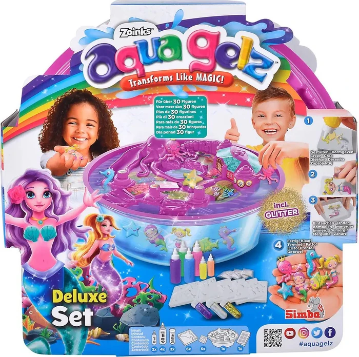 Simba Toys Aqua Gelz Deluxe Meerjungfrauen Set