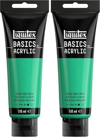Liquitex Basics Acrylic bright aqua green, 118ml