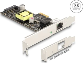 DeLOCK 2.5G LAN-Adapter, RJ-45, PCIe 2.1 x1, PoE+ (88506)