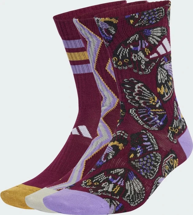 adidas Farm Socken multicolor/amazon red, 3 Paare (Damen)