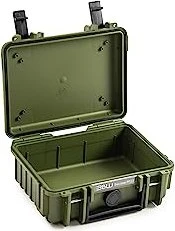 B&W International Outdoor Case Typ 500 PP.23 leer bronze grün