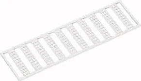 Wago WMB-Beschriftungskarte als Karte bedruckt 1 ... 50 (2x) dehnbar 5 - 5,2 mm Aufdruck senkrecht aufrastbar weiß