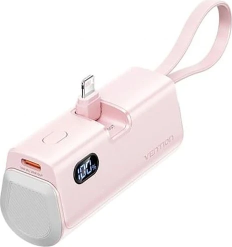 Vention Power Bank 4800mAh (Lightning Interface/USB-C Cable)