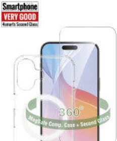 4smarts 360° Premium Protection Set für Apple iPhone 16 Plus transparent
