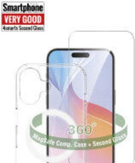 4smarts 360° Premium Protection Set für Apple iPhone 16 Plus transparent