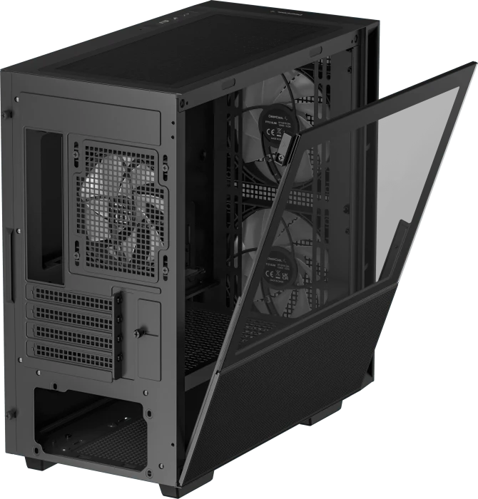 DeepCool CH360, schwarz, Glasfenster