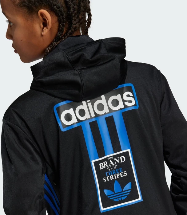 adidas Adibreak Kapuze Trainingsjacke schwarz (Junior)