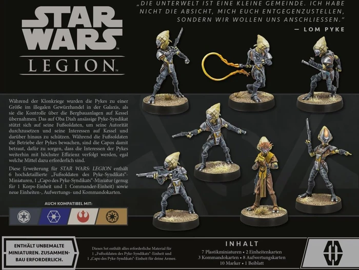 Star Wars Legion - Fußsoldaten des Pyke-Syndikats
