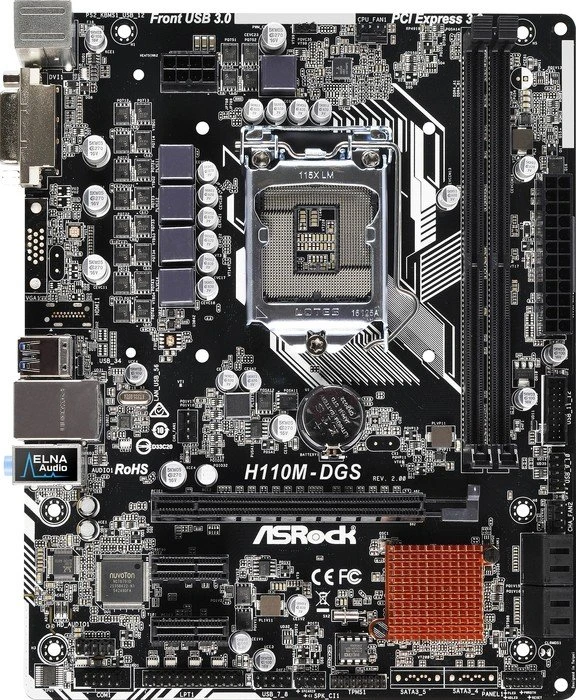 ASRock H110M-DGS R2.0 (Intel 1151)