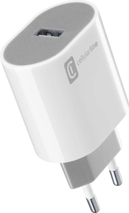 Cellularline USB-A Charger Style Color 12W weiß
