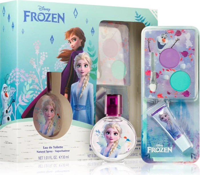 Air Val Disney Frozen II Girls EdT 30ml + Lipgloss 6ml + Lidschattenpalette Duftset